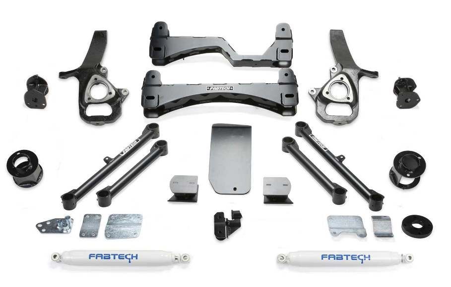 Fabtech 6" Lift Kit with Performance Shocks 19-up Ram 1500 4WD - Click Image to Close